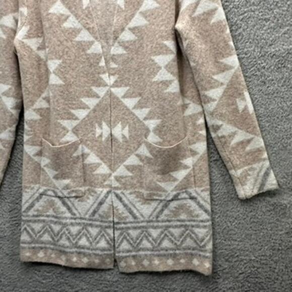 FRYE Women's Small Cardigan Open Front Southwest Pattern Comfortable Cozy Winter - Picture 5 of 10